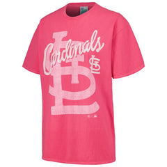 St. Louis Cardinals Women's Dopamine Tradition T-Shirt Pink | 47 brand