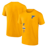 St. Louis Blues Fanatics Represent T-Shirt Gold