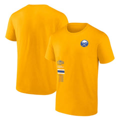 Buffalo Sabres Fanatics Represent T-Shirt Gold