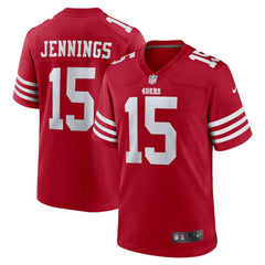 Jauan Jennings San Francisco 49ers Game Jersey - Scarlet