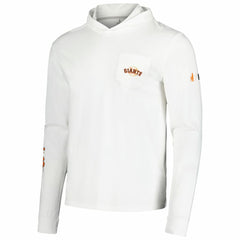 San Francisco Giants johnnie-O Eddie Long Sleeve Hoodie T-Shirt White