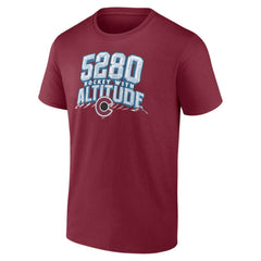 Colorado Avalanche Fanatics Local T-Shirt Burgundy