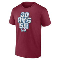 Colorado Avalanche Fanatics Local T-Shirt Burgundy