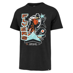 Philadelphia Flyers '47 Lamp Lighter Franklin T-Shirt Black