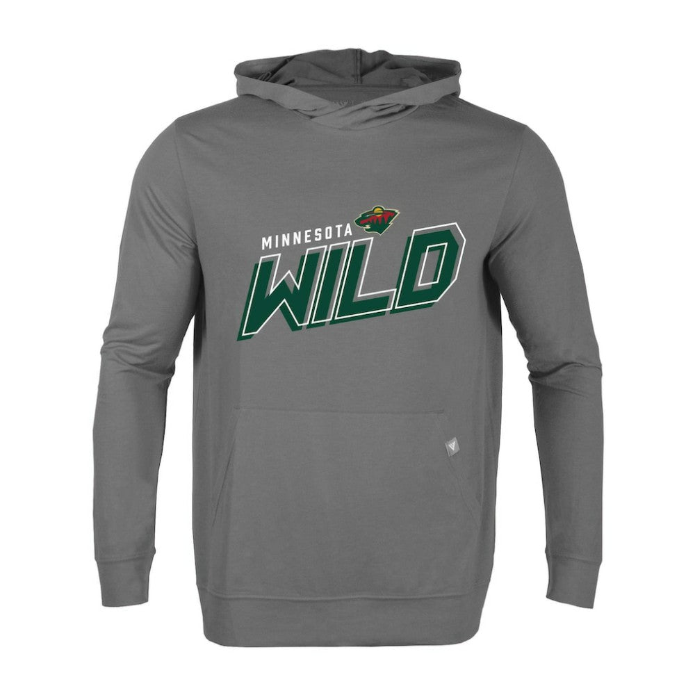 Minnesota Wild Levelwear Relay Premier 2.0 Pullover Hoodie Gray