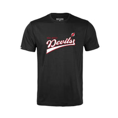 New Jersey Devils Levelwear Youth Little Richmond Retro Script T-Shirt Black