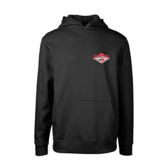 Carolina Hurricanes Levelwear Youth Podium Club Patch 2.0 Fleece Pullover Hoodie Black