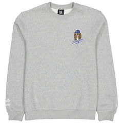 Women's Bella Dona x Los Angeles Dodgers Pullover Sweatshirt Gray | New Era