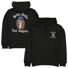 Women's Bella Dona x Los Angeles Dodgers Pullover Hoodie Black | New Era