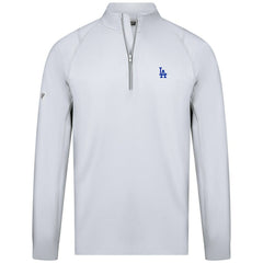 Los Angeles Dodgers Levelwear Theory Insignia Quarter-Zip Pullover White