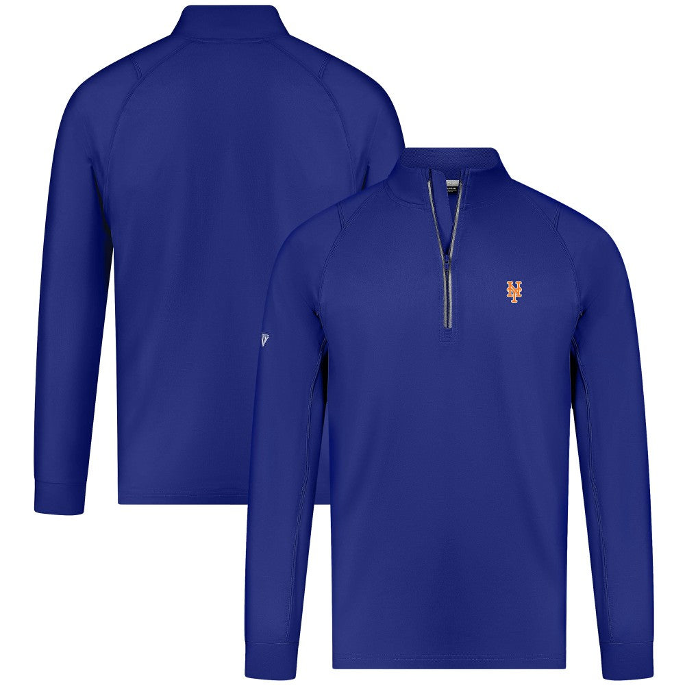 New York Mets Levelwear Theory Insignia Quarter-Zip Pullover Royal