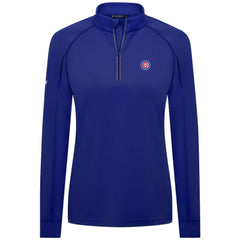 Chicago Cubs Levelwear Women's Kinetic Insignia Quarter-Zip Pullover Royal
