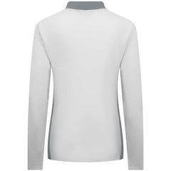 Chicago Cubs Levelwear Women's Moxie Insignia Quarter-Zip Pullover White