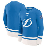 Tampa Bay Lightning Fanatics High Point Long Sleeve T-Shirt Blue