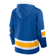 Buffalo Sabres Fanatics Inside Line Fleece Pullover Hoodie- Royal