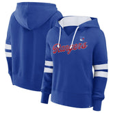 New York Rangers Fanatics Women's Oversized Seize Pullover Hoodie Blue