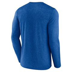 St. Louis Blues Fanatics Transition Long Sleeve T-Shirt Heather Blue