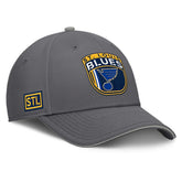 St. Louis Blues Fanatics Home Ice Flex Hat Gray