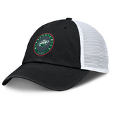 Minnesota Wild Fanatics Averie Trucker Adjustable Hat Black/Gray