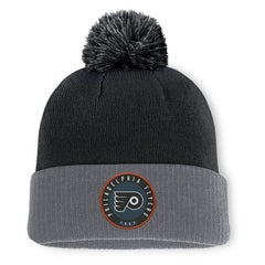 Philadelphia Flyers Fanatics Aspyn Cuffed Knit Hat with Pom Black