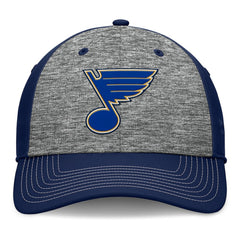 St. Louis Blues Fanatics Fundamental Top Shelf 2-Tone Flex Hat Gray/Navy