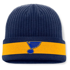 St. Louis Blues Fanatics Blueliner Cuffed Knit Hat Blue