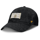 Boston Bruins Fanatics Women's Heritage Away Game Adjustable Hat Black