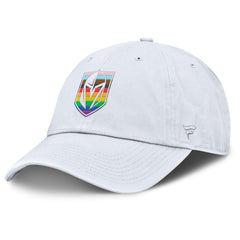 Vegas Golden Knights Fanatics PRIDE Adjustable Hat White