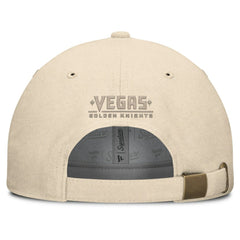 Vegas Golden Knights Fanatics Front Office Canvas Adjustable Hat Tan