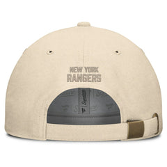 New York Rangers Fanatics Front Office Canvas Adjustable Hat Tan