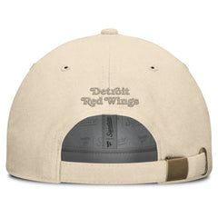 Detroit Red Wings Fanatics Front Office Canvas Adjustable Hat Tan