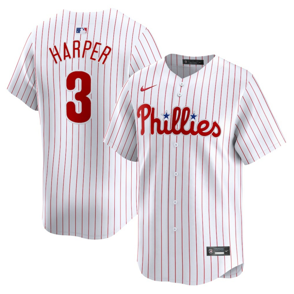 Bryce Harper Philadelphia Phillies Youth Home Limited Player Jersey - White