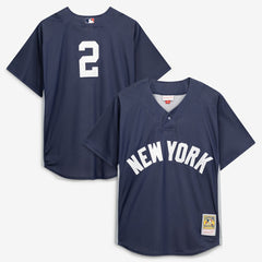 Derek Jeter New York Yankees Authentic Batting Practice Jersey - Navy