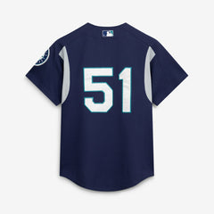 Ichiro Suzuki Seattle Mariners Cooperstown Collection Batting Practice Jersey Navy | Mitchell & Ness