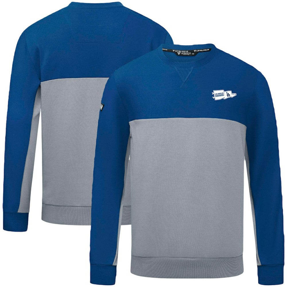 Los Angeles Dodgers Levelwear Legacy Rafters Pullover Sweatshirt Royal