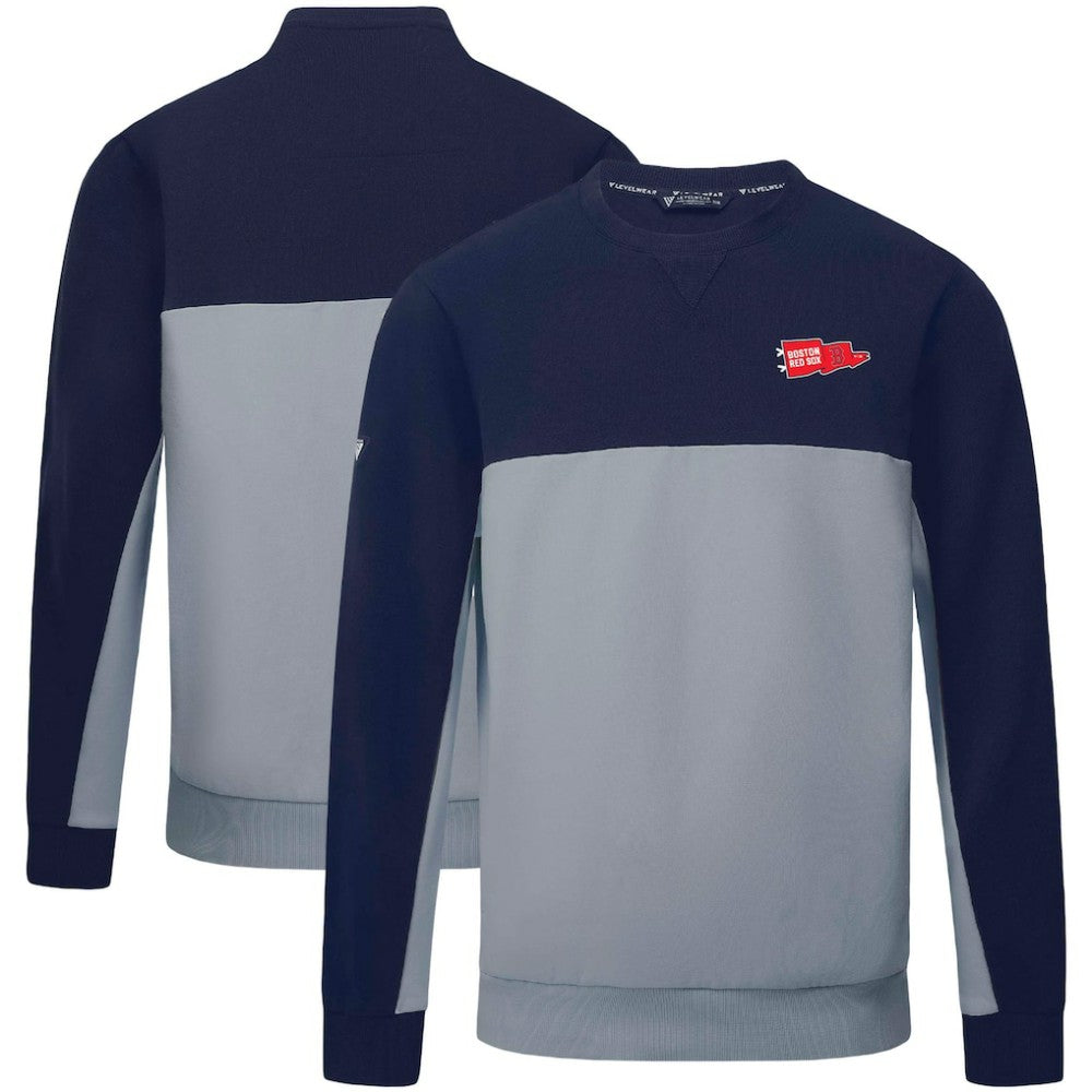 Boston Red Sox Levelwear Legacy Rafters Pullover Sweatshirt Navy