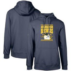 Milwaukee Brewers Levelwear Podium Inaugural Pullover Hoodie Navy