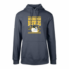 Milwaukee Brewers Levelwear Podium Inaugural Pullover Hoodie Navy