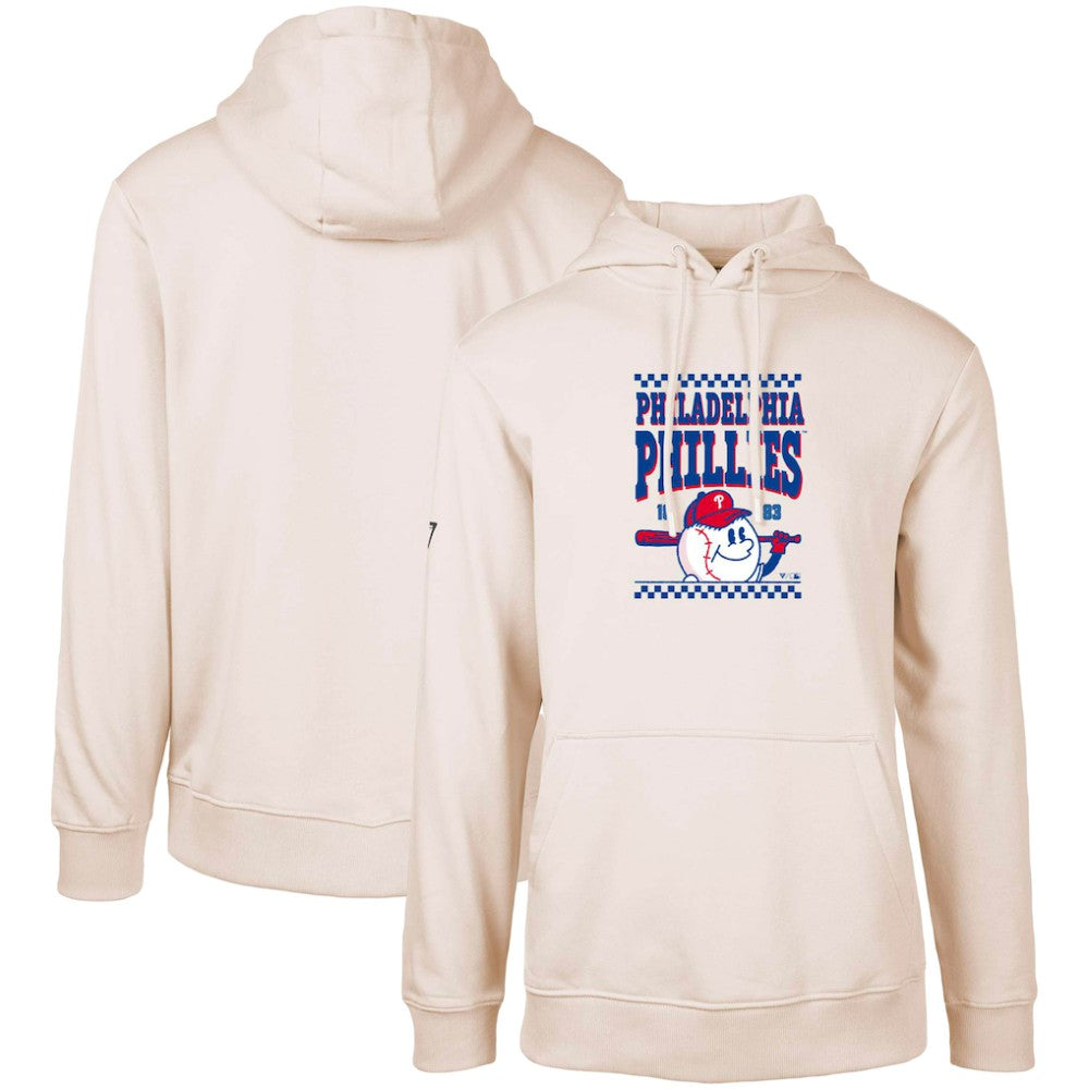 Philadelphia Phillies Levelwear Podium Inaugural Pullover Hoodie Cream