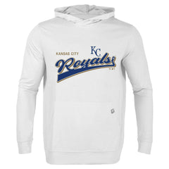 Kansas City Royals Levelwear Relay 2.0 Retro Pullover Hoodie White