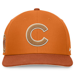 Chicago Cubs Pro Dunk Performance Snapback Hat Orange | Nike