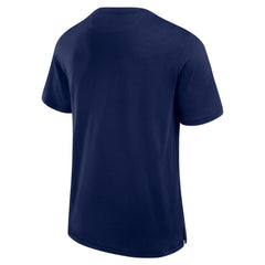 Seattle Kraken Fanatics Elevated Pima T-Shirt Navy