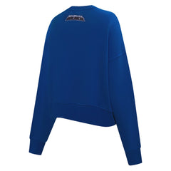 Colorado Avalanche Pro Standard Women's Area Code Cropped Pullover Sweatshirt Blue