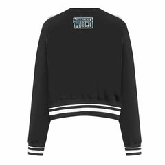 Minnesota Wild Pro Standard Women's Area Code Cropped Pullover Sweatshirt Black