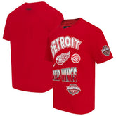 Detroit Red Wings Pro Standard Turn It Up T-Shirt Red