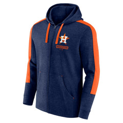 Houston Astros Gains Fleece Full-Zip Hoodie Heather Navy