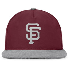 San Francisco Giants Front Office Snapback Hat Wine