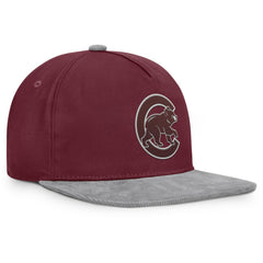 Chicago Cubs Front Office Snapback Hat Wine