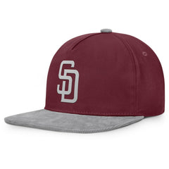 San Diego Padres Front Office Snapback Hat Wine