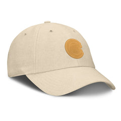 Chicago Cubs Front Office Leather Patch Adjustable Hat Cream